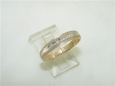 10k Yellow Gold Diamond Band