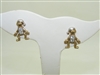 10k Yellow & White Gold Little Boy Earrings