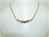 14k Yellow Gold Natural Ruby Necklace