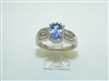 Tanzanite Diamond White Gold Ring