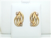 Beautiful 18k Yellow Gold Earrings