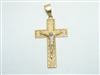 Multi Tone Cross Pendant