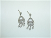 18k White Gold Diamond Earring