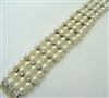 Vintage 4 Row Pearl Bracelet