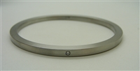 Diamond Xen Stainless Steel Bangle Bracelet