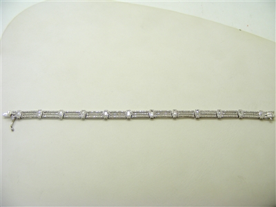 White Gold Tennis Bracelet