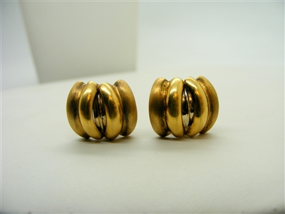 French Clip 18K Earrings