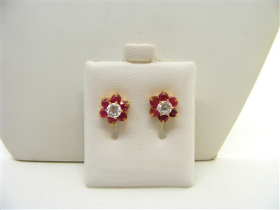 Indian Ruby Earrings