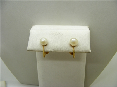 Cuture Pearl Non-Pierced Earrings