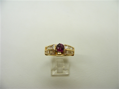 Natural Round Ruby Ring