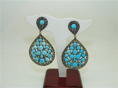 Sterling Silver Turquoise Earrings