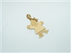 14k Yellow Gold Little Girl Pendant