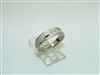 14k White Gold Wedding Band