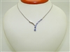 Gorgeous Diamond & Tanzanite Necklace