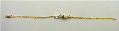 Oval Emerald Bracelet