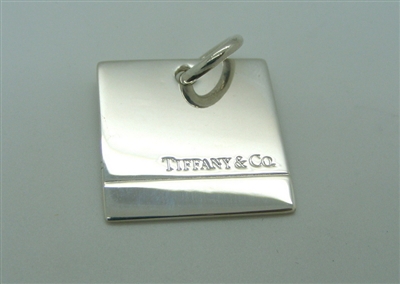 Tiffany & Co Silver Dog Tag Pendant