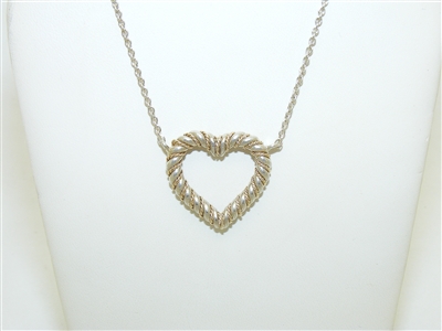 Tiffany & Co Open Heart Pendant