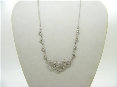 Hearts Diamond Necklace