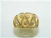 18k Yellow Gold Special Design Diamond Ring