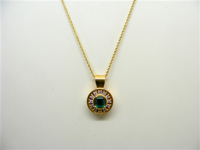 Colombian Emerald Pendant