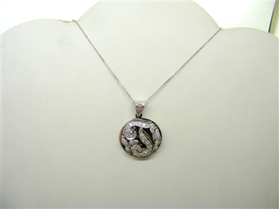 "T" Initial Pendant(w/ Chain)