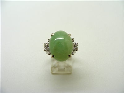Oval Chinese Jade Ring