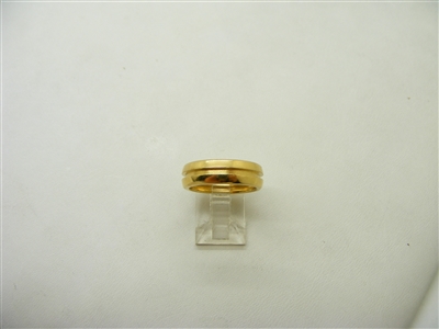 Tiffany & Co 18 K Yellow Gold Two Row Band Ring
