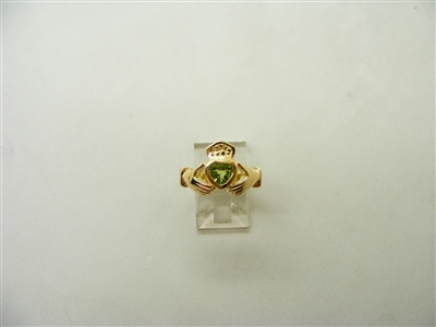 Peridot Claddagh