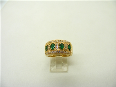 Emerald Diamond Ring