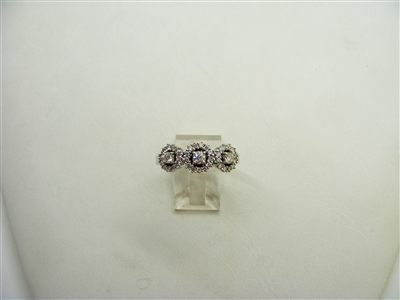 3 Round Stone Diamond Ring