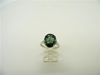 Vintage Green Tourmaline Ring