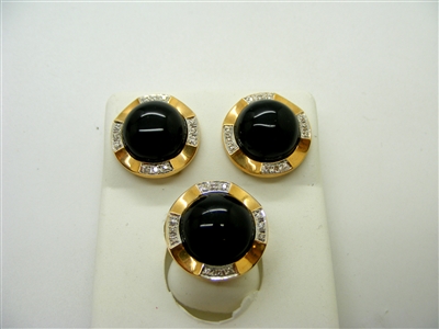 Onyx Cabochon Set