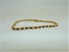 Natural Tennis sapphire Diamond Bracelet