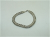 14k White Gold Mesh Bracelet