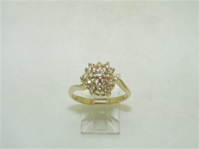 Gorgeous Diamond Yellow Gold Ring
