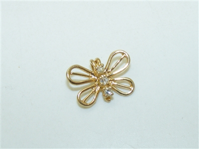 14k Yellow Gold butterfly Pendant