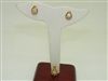 Gorgeous 18k Yellow Gold Earring And Pendant Set