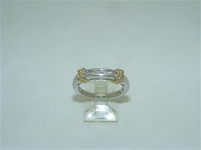 Stunning Diamond White and Yellow Gold Ring