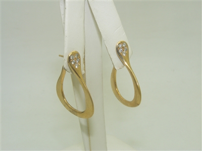 Gorgeous Diamond Hoop earrings