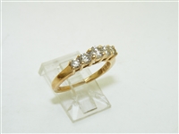 Anniversary 14k Yellow Gold Diamond Ring