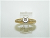 Gorgeous 14k Yellow & White Gold Diamond Ring