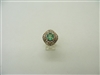 Beautiful Colombian Emerald & Diamond Ballerina Gold Ring