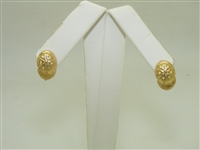 14k Yellow Gold Hat Earring