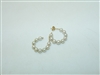 Pearl Hoop Earrings