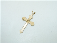 14k Yellow Gold Cross