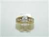 Engagement 14K Yellow Gold Diamond Ring