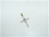 Beautiful White and Yellow Gold Diamond Cross