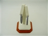 925 Sterling Silver CZ Core Lock Hoop Earrings