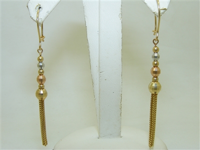 Gorgeous Multi tone Gold Earrings