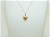 14k Yellow Gold Heart Pendant